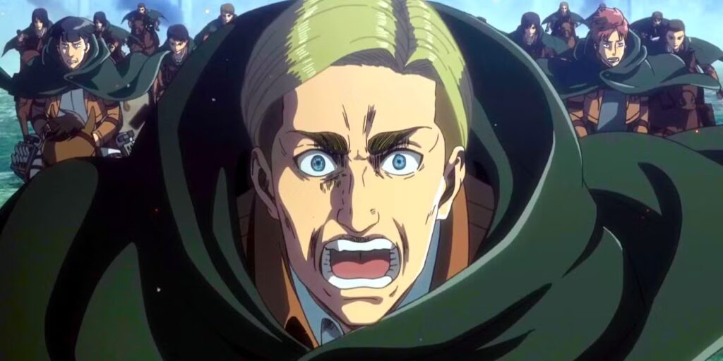 Erwin leading the suicide charge