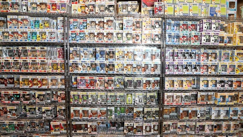 Funko Pop! figures collection