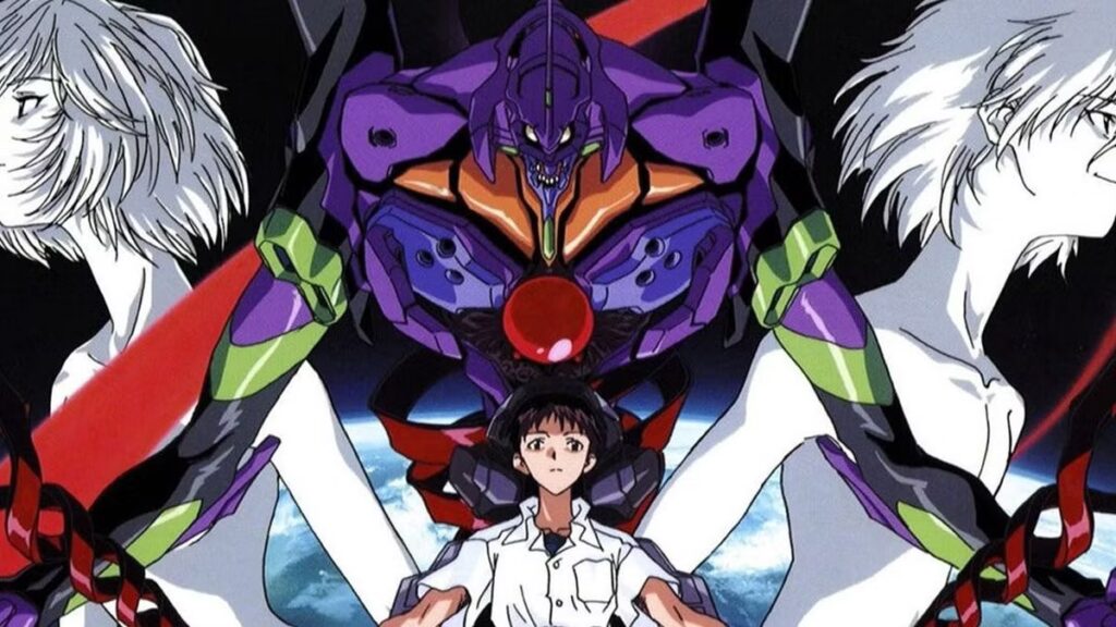 Shinji’s EVA Unit-01 in battle