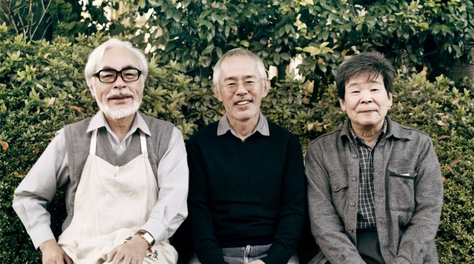 Hayao Miyazaki, Isao Takahata, and Toshio Suzuki