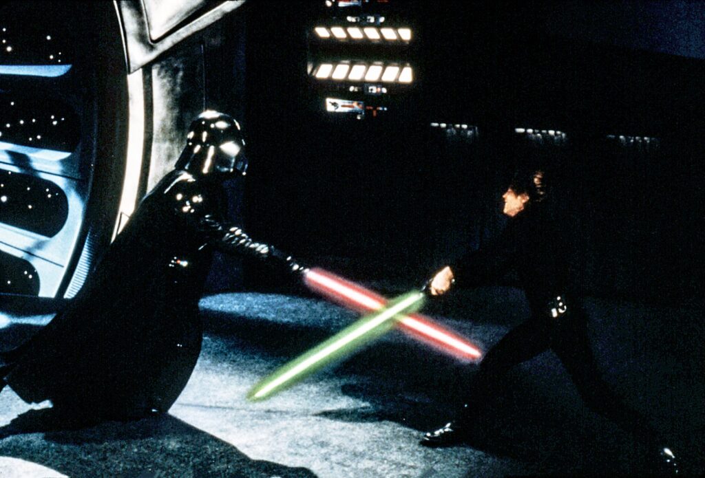 Darth Vader’s reveal or key duel scene