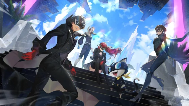 The Phantom Thieves in battle pose