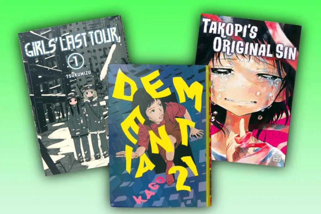short-form manga covers