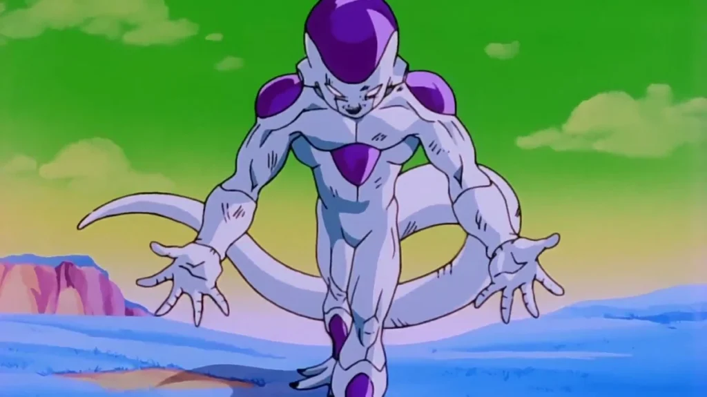 Frieza in a dramatic pose